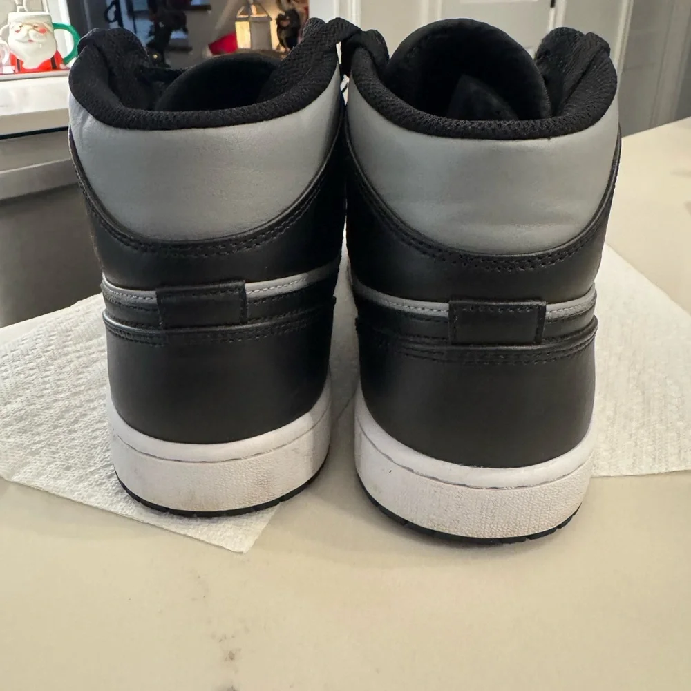 Jordan Black and Gray High-Top Sneakers - Picture 3 of 5